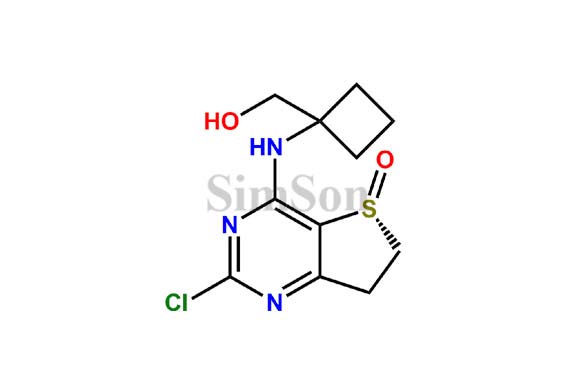 (R)-2-Chloro-4-((1-(hydroxymethyl)cyclobutyl)amino)-6,7-dihydrothieno[3,2-d]pyrimidine 5-oxide
