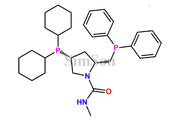(2R,4R)-4-(Dicyclohexylphosphino)-2-((diphenylphosphino)methyl)-N-methylpyrrolidine-1-carboxamide