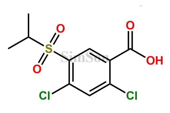2,4-dichloro-5-(isopropyl sulfonyl)benzoic acid