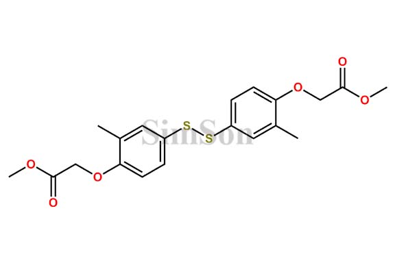dimethyl 2,2`-((disulfanediylbis(2-methyl-4,1-phenylene))bis(oxy))diacetate