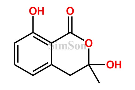 1H-2-Benzopyran-1-one,3,4-dihydro-3,8-dihydroxy-3-methyl
