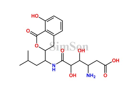3-amino-4,5-dihydroxy-6-[[1-(8-hydroxy-1-oxo-3,4-dihydroisochromen-3-yl)-3-methylbutyl]amino]-6-oxohexanoic acid