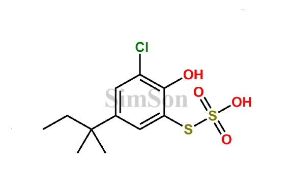 S-(3-chloro-2-hydroxy-5-(tert-pentyl)phenyl) O-hydrogen sulfurothioate