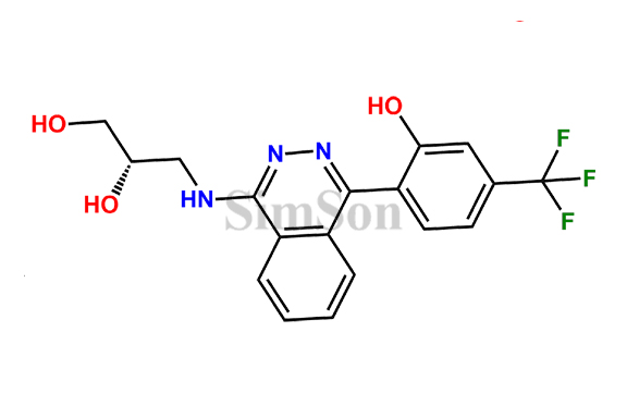 (S)-3-((4-(2-Hydroxy-4-(trifluoromethyl)phenyl)phthalazin-1-yl)amino)propane-1,2-diol