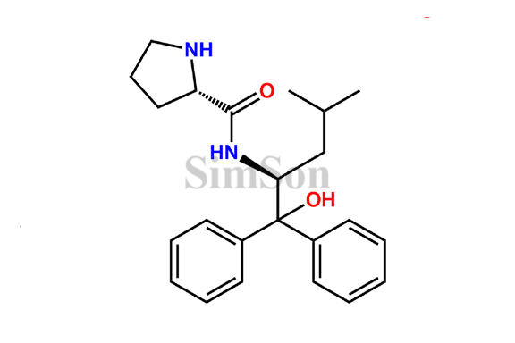 (S)-N-((S)-1-hydroxy-4-methyl-1,1-diphenylpentan-2-yl)pyrrolidine-2-carboxamide