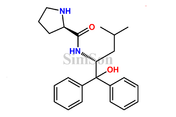 (2R)-N-[(1R)-1-(Hydroxydiphenylmethyl)-3-methylbutyl]-2-pyrrolidinecarboxamide