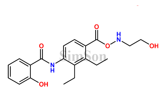 Diethyl (2-Hydroxyethyl)-aMino-p-[o-(hydroxy)benzaMido]benzoate
