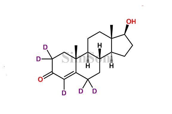 Testosterone-2,2,4,6,6 D5
