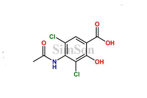 4-acetamido-3,5-dichloro-2-hydroxybenzoic acid