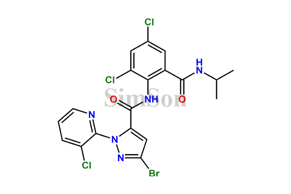 3-bromo-1-(3-chloropyridin-2-yl)-N-(2,4-dichloro-6-(isopropylcarbamoyl)phenyl)-1H-pyrazole-5-carboxamide
