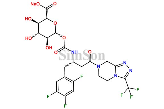 Sitagliptin Carbamoyl Beta-D-Glucuronide Sodium Salt