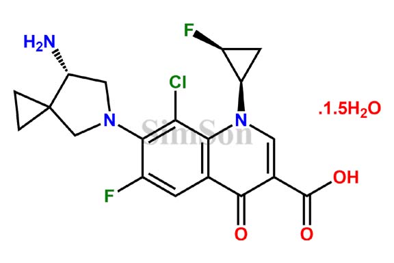 Sitafloxacin Sesquihydrate