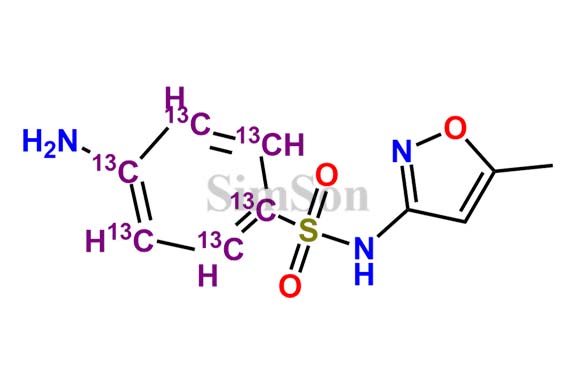 Sulfamethoxazole 13C6