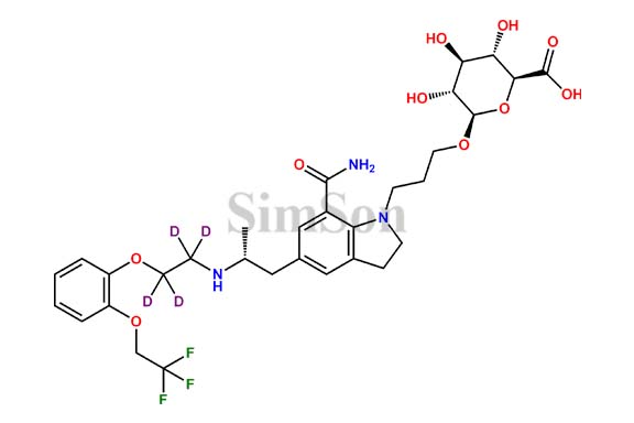 Silodosin O-beta-D-Glucuronide D4
