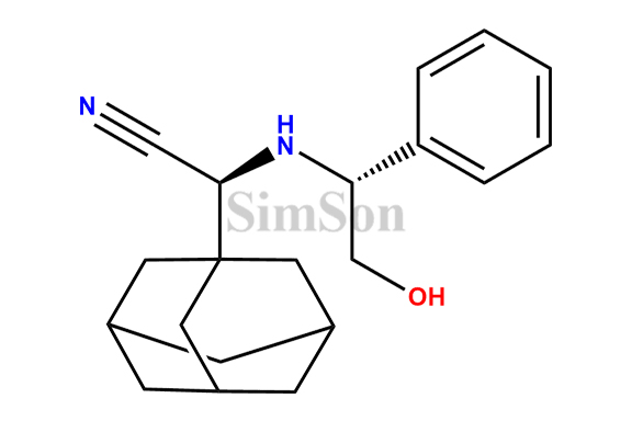 (S)-2-(Adamantan-1-yl)-2-[[(R)-2-hydroxy-1-phenylethyl]amino]acetonitrile