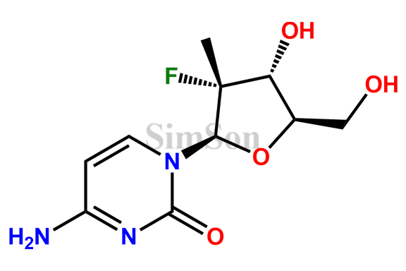 2`-Deoxy-2`-fluoro-2`-C-methylcytidine