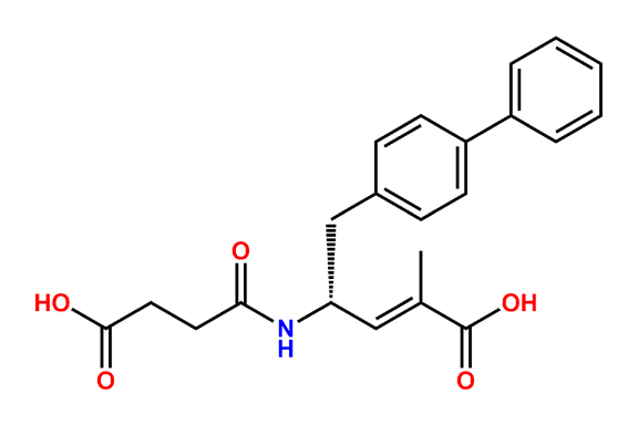 (R,E)-5-((1,1`-bipheny1)-4-y1)-4-(3-carboxypropanamido)-2-methylpent2-enoic acid