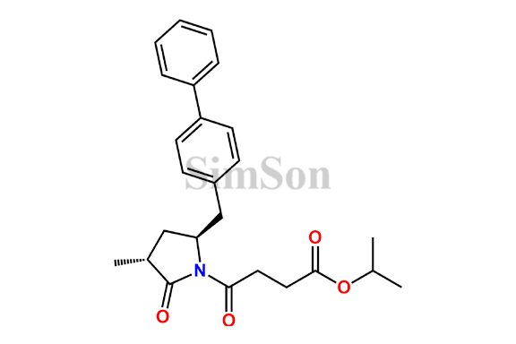 Isopropyl 4-((3R,5S)-5-([1,1`-biphenyl]-4-ylmethyl)-3-methyl-2-oxopyrrolidin-1-yl)-4-oxobutanoate