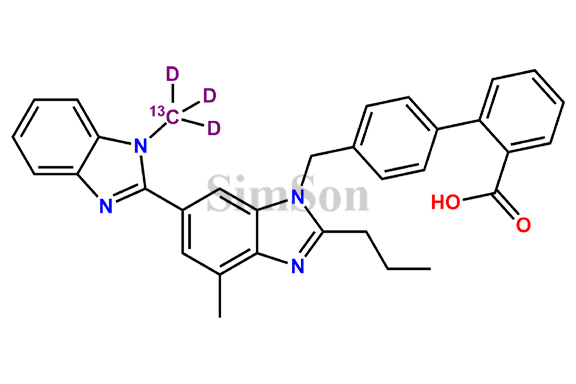 Telmisartan-13C,D3