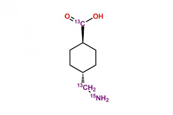 Tranexamic Acid-13C2-15N