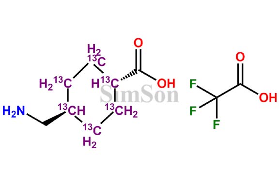 Tranexamic Acid Trifluoroacetate Salt-13C6