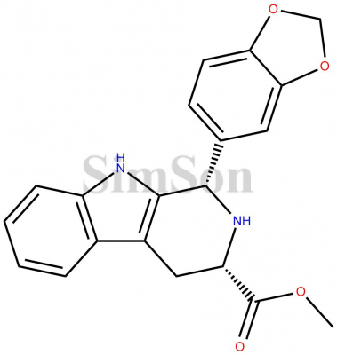 (1R,3R)-Methyl-1,2,3,4-tetrahydro-1-(3,4-methylenedioxyphenyl)-9H-pyrido[3,4-b]indole-3-carboxylate