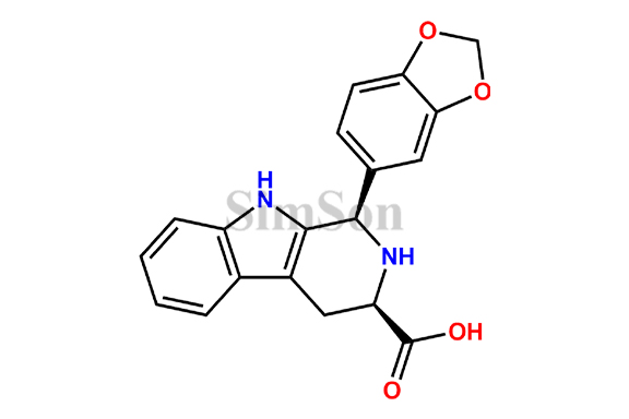 (1R,3R)-1-(benzo[d][1,3]dioxol-5-yl)-2,3,4,9-tetrahydro-1H-pyrido[3,4-b]indole-3-carboxylic acid