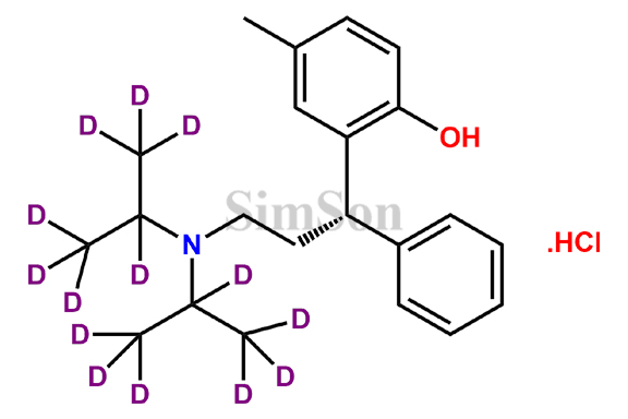 Tolterodine D14 Hydrochloride
