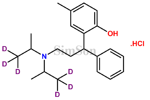 rac Tolterodine-D6 Hydrochloride