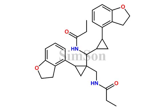N-[[2-(2,3-Dihydro-4-benzofuranyl)cyclopropyl][2-(2,3-dihydro-4-benzofuranyl)-1-[[(1-oxopropyl)amino]methyl]cyclopropyl]methyl]propanamide