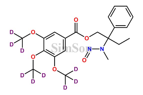 N-Desmethyl Nitroso Trimebutine D9