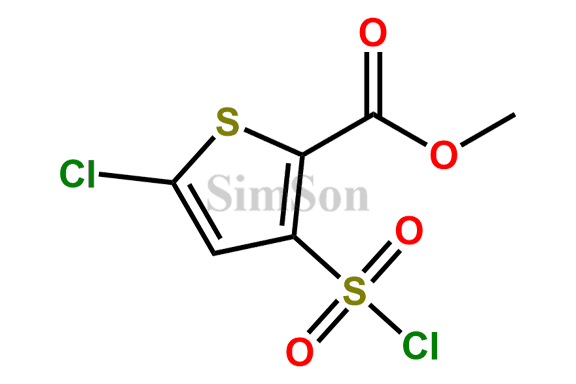 Methyl-5-chloro-3-chlorosulfonyl-2-thiophene carboxylate