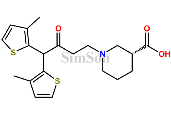 (R)-1-[4,4-Bis(3-methyl-2-thienyl)-3-oxybutyl]-3-Piperidine Carboxylic Acid