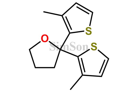 Bisthiophenyl tetrahydrofuran