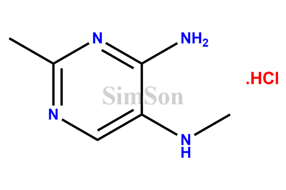 Pyrimidine,4-amino-2-methyl-5-methylamino,Hydrochloride