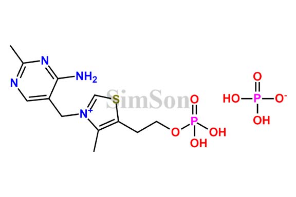 Thiamine phosphoric acid ester phosphate salt