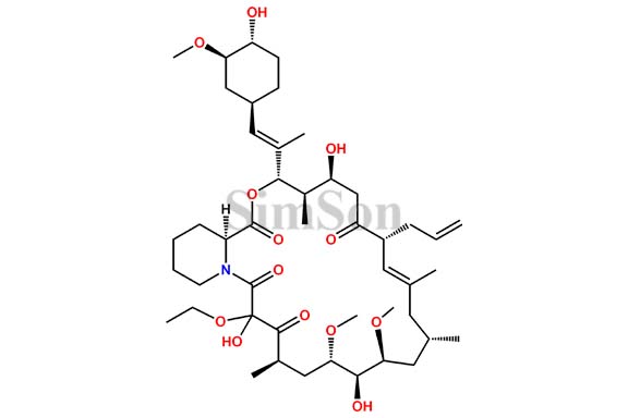 Tacrolimus O-ethyl open ring (peak 1)