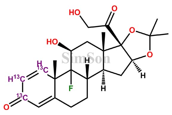 Triamcinolone-13C3 Acetonide