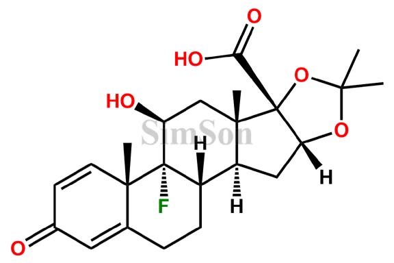 Triamcinolone 17-carboxyxlic Acid Impurity