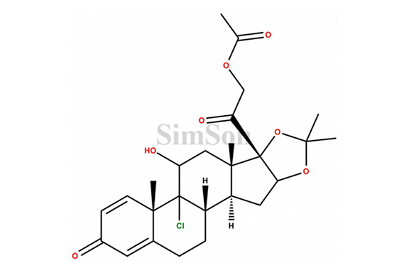 9-Chloro Triamcinolone Acetonide 21-Acetate