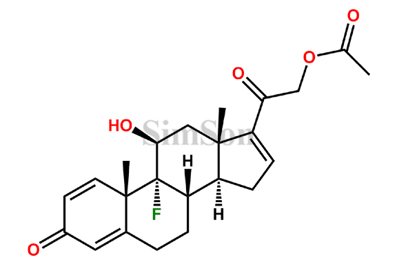 9-Alpha-Fluoro Triene 21-Acetate