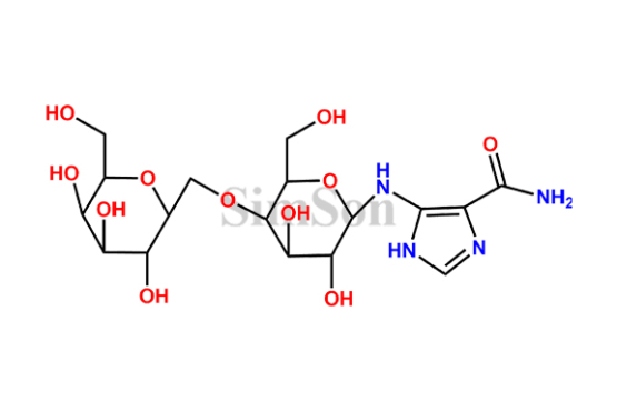 4-[(Beta-D-galactopyranoyl-(1-4)-beta-D-glucopyranosyl)amino)-1H-imidazole-4-carboxamide