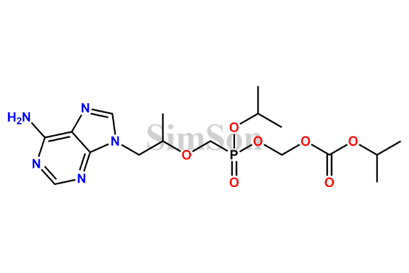 (((((1-(6-amino-9H-purin-9-yl)propan-2-yl)oxy)methyl)(isopropoxy)phosphoryl)oxy)methyl isopropyl carbonate