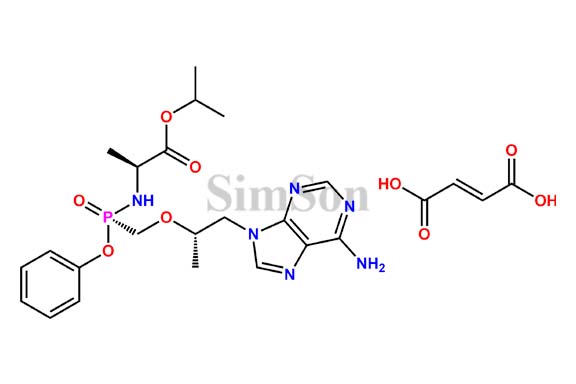 Tenofovir Alafenamide Fumarate SRS Isomer Fumarate salt