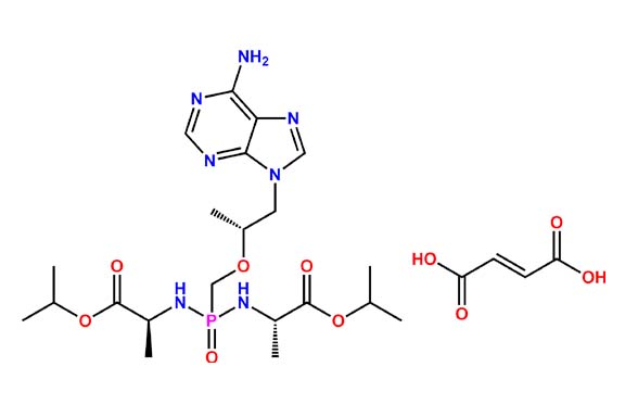 Tenofovir Bis(L-alanine Isopropyl Ester) Amide Fumarate