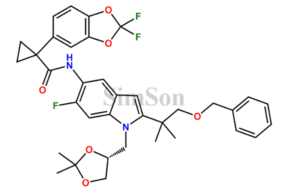 Acetonide O-Benzyl Tezacaftor
