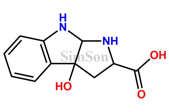 1,2,3,3a,8,8a-Hexahydro-3a-hydroxypyrrolo[2,3-b]indole-2-carboxylic acid