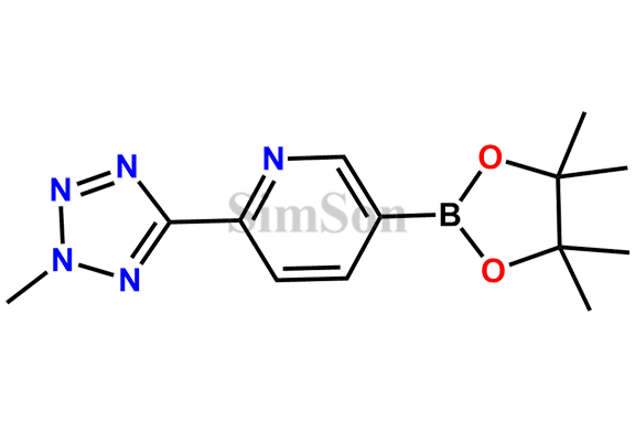 2-(2-Methyl-2H-tetrazol-5-yl)-5-(4,4,5,5-tetramethyl-1,3,2-dioxaborolan-2-yl)pyridine
