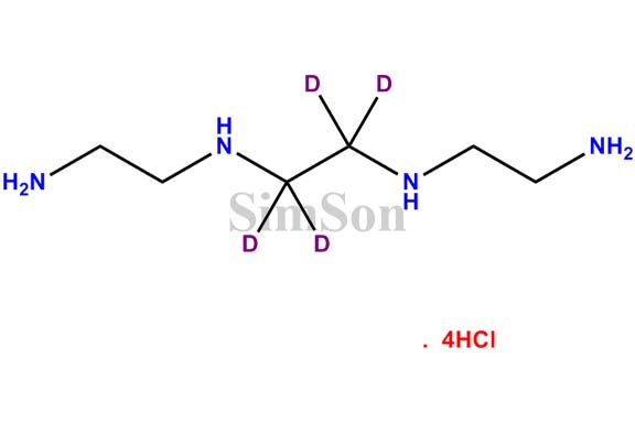 Triethylenetetramine-D4 Tetrahydrochloride