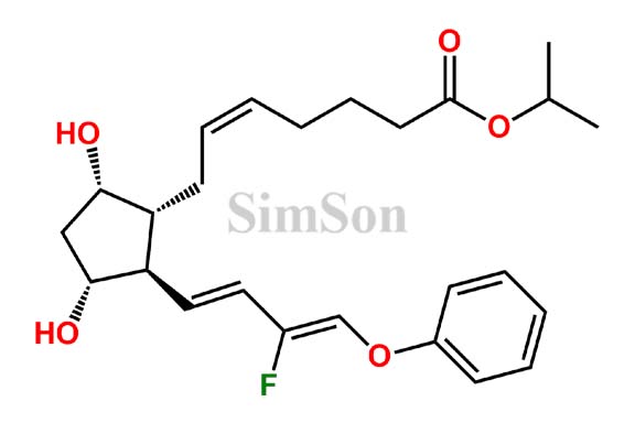(Z)-isopropyl7-((1R,2R,3R,5S)-2-((1E,3Z)-3-fluoro-4-phenoxybuta-1,3-dienyl) -3,5-dihydroxycyclopentyl)hept-5-enoate